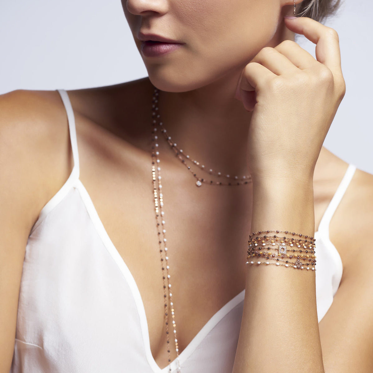 Lucky Clover Classic Gigi Black diamond Bracelet, Rose Gold, 6.7 – Gigi  Clozeau - Jewelry