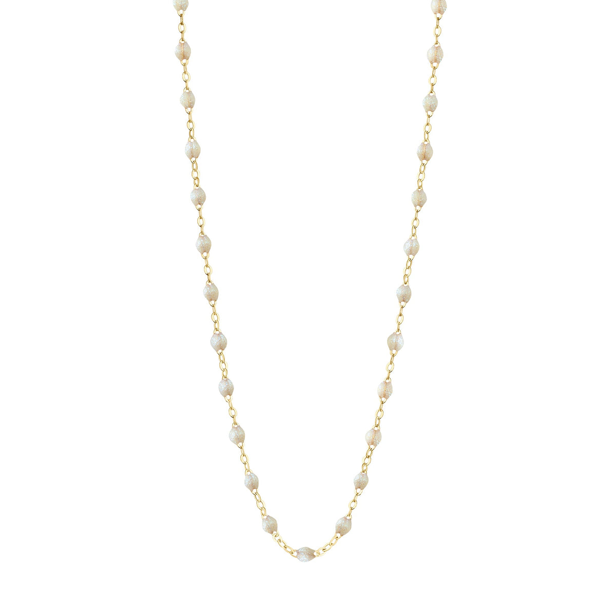 Classic Gigi Opal necklace, Yellow Gold, 19.7