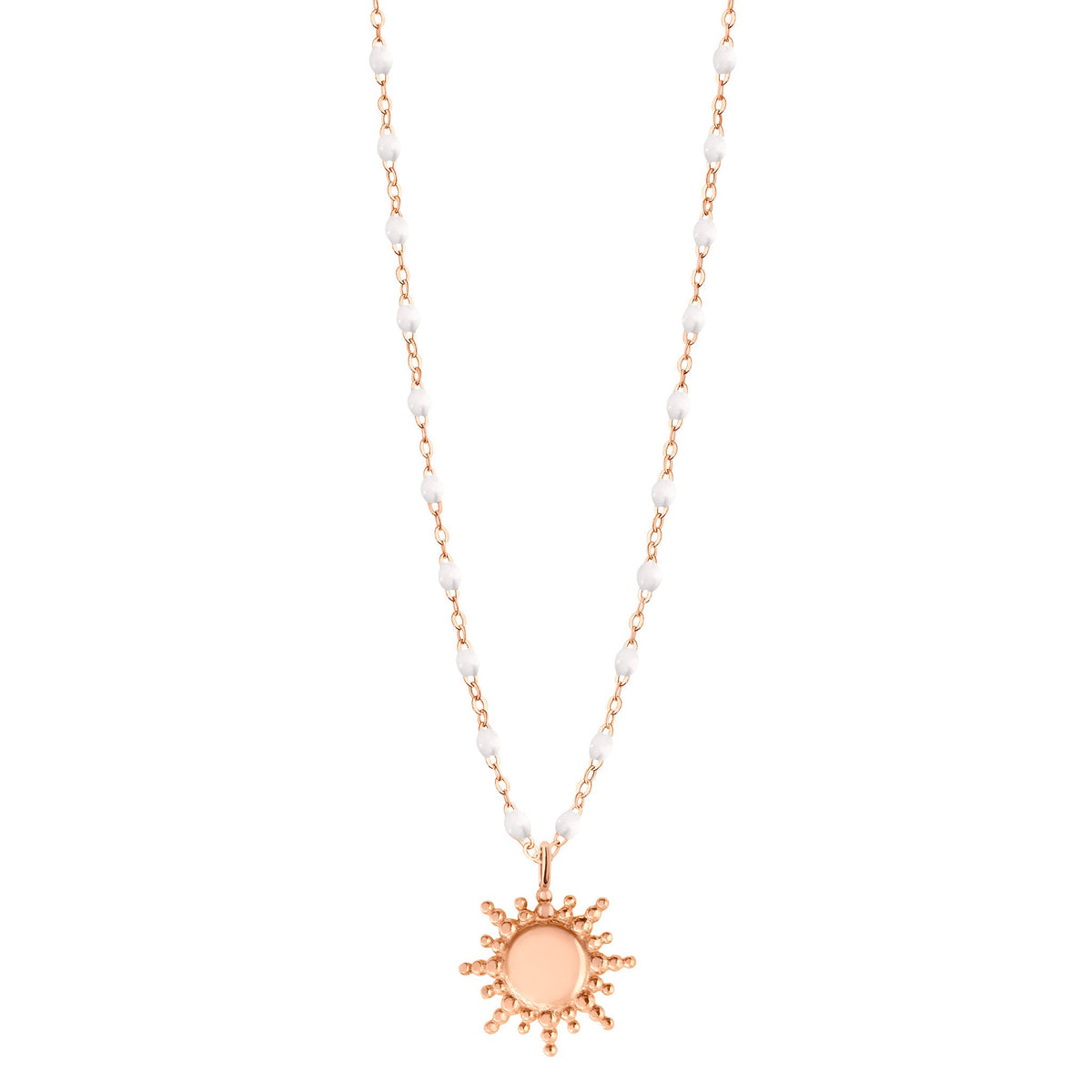 White gold sale sun necklace