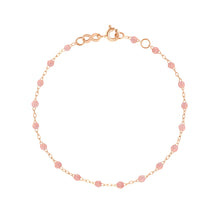 Gigi Clozeau - Classic Gigi Blush Anklet, Rose Gold, 9.4"