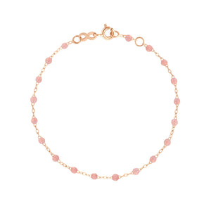 Gigi Clozeau - Classic Gigi Blush Anklet, Rose Gold, 9.4"