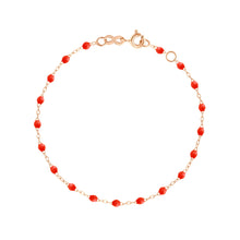 Gigi Clozeau - Classic Gigi Coral Anklet, Rose Gold, 9.4"