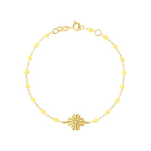 Gigi Clozeau - Clover Lumière Mimosa Diamond Bracelet, Yellow Gold, 6.7"