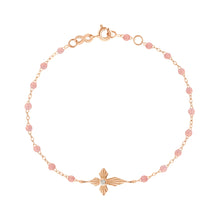 Gigi Clozeau - Croix Lumière Blush Diamond Bracelet, Rose Gold, 6.7"