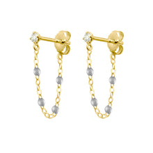 Gigi Clozeau - Gigi Supreme Diamond earrings, Silver, Yellow Gold