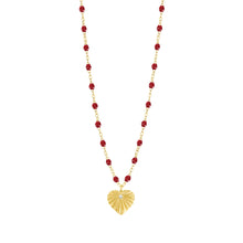 Gigi Clozeau - Heart Lumière Cherry Diamond Necklace, Yellow Gold, 16.5"