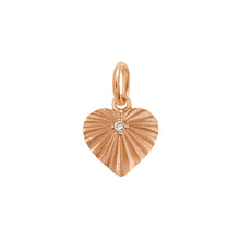 Gigi Clozeau - Heart Lumière Diamond Pendant, Rose Gold