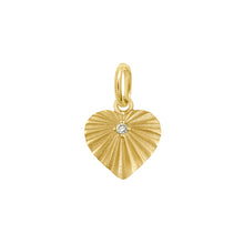 Gigi Clozeau - Heart Lumière Diamond Pendant, Yellow Gold