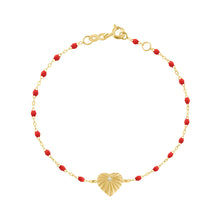 Gigi Clozeau - Heart Lumière Poppy Diamond Bracelet, Yellow Gold, 6.7"