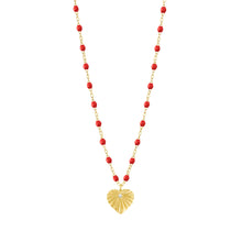 Gigi Clozeau - Heart Lumière Poppy Diamond Necklace, Yellow Gold, 16.5"