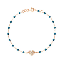 Gigi Clozeau - In Love Diamond Bracelet, Jungle, Rose Gold, 6.7"