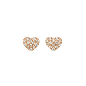 Gigi Clozeau - In Love Diamond Earrings, Rose Gold