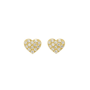 Gigi Clozeau - In Love Diamond Earrings, Yellow Gold