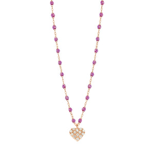 Gigi Clozeau - In Love Diamond Necklace, Galaxy, Rose Gold, 16.5"