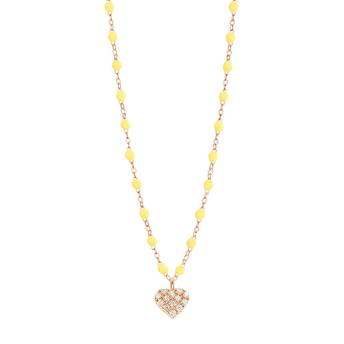 Gigi Clozeau - In Love Diamond Necklace, Mimosa, Rose Gold, 16.5