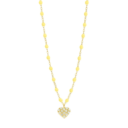 Gigi Clozeau - In Love Diamond Necklace, Mimosa, Yellow Gold, 16.5