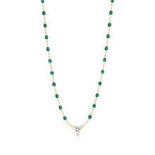 Gigi Clozeau - Kosmos Emerald Necklace, Yellow Gold, 16.5"