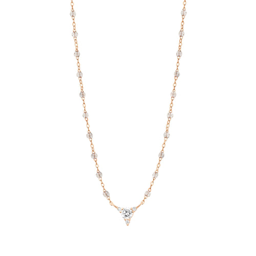 Gigi Clozeau - Kosmos Sparkle Necklace, Rose Gold, 16.5