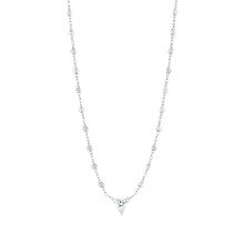 Gigi Clozeau - Kosmos Sparkle Necklace, White Gold, 16.5"