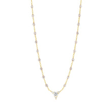 Gigi Clozeau - Kosmos Sparkle Necklace, Yellow Gold, 16.5"