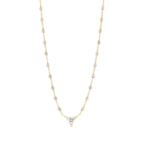 Gigi Clozeau - Kosmos Sparkle Necklace, Yellow Gold, 16.5