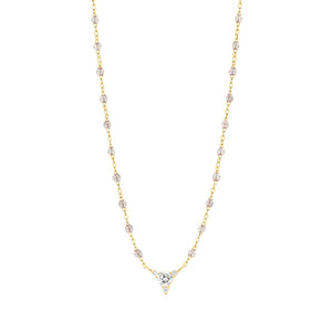 Gigi Clozeau - Kosmos Sparkle Necklace, Yellow Gold, 16.5"