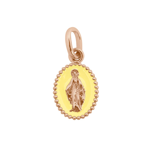 Gigi Clozeau - Madone Mimosa Resin pendant, Rose Gold