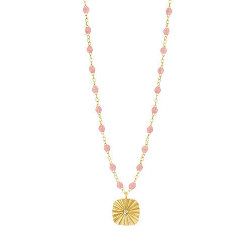 Gigi Clozeau - Miss Lumière Blush Diamond Necklace, Yellow Gold, 16.5