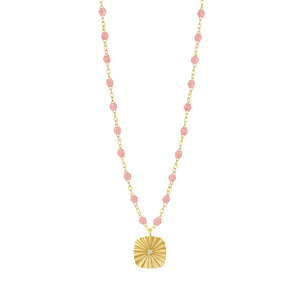 Gigi Clozeau - Miss Lumière Blush Diamond Necklace, Yellow Gold, 16.5"