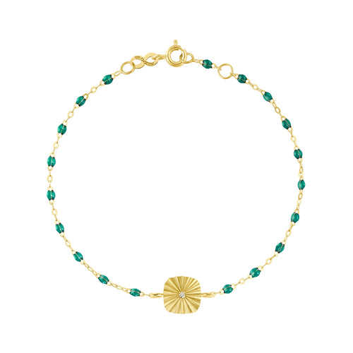 Gigi Clozeau - Miss Lumière Emerald Diamond Bracelet, Yellow Gold, 6.7