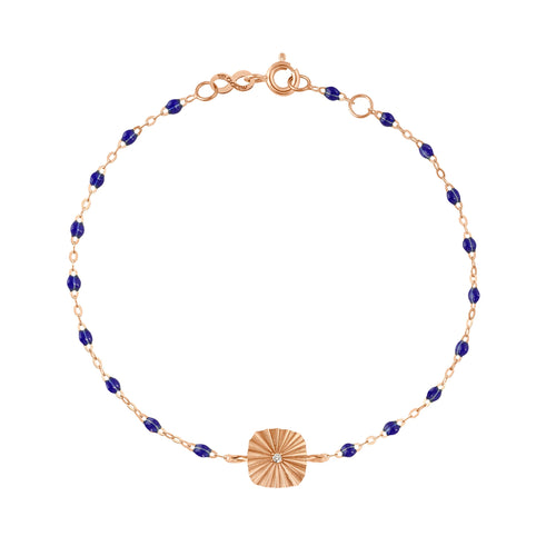 Gigi Clozeau - Miss Lumière Lapis Diamond Bracelet, Rose Gold, 6.7