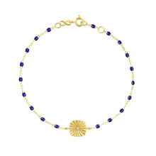 Gigi Clozeau - Miss Lumière Lapis Diamond Bracelet, Yellow Gold, 6.7"