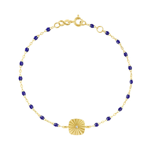 Gigi Clozeau - Miss Lumière Lapis Diamond Bracelet, Yellow Gold, 6.7