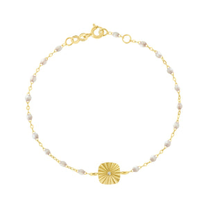 Gigi Clozeau - Miss Lumière Opal Diamond Bracelet, Yellow Gold, 6.7"