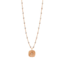 Gigi Clozeau - Miss Lumière Opal Diamond Necklace, Rose Gold, 16.5"