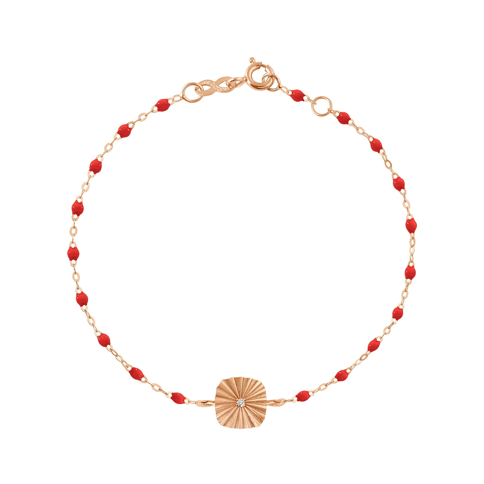 Gigi Clozeau - Miss Lumière Poppy Diamond Bracelet, Rose Gold, 6.7"