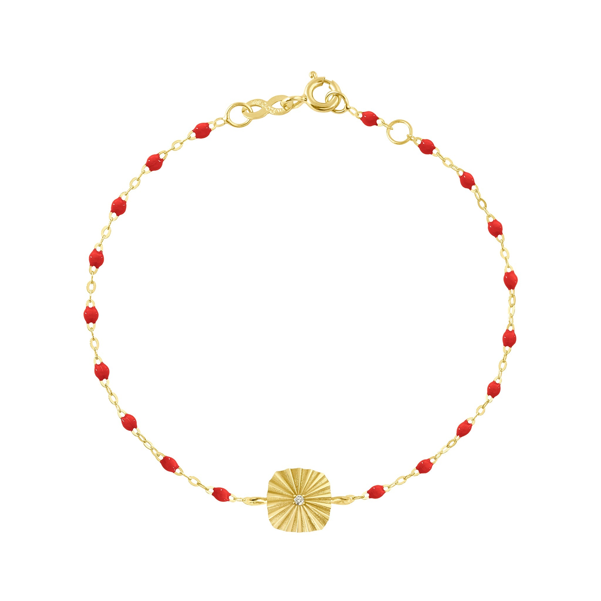 Gigi Clozeau - Miss Lumière Poppy Diamond Bracelet, Yellow Gold, 6.7"