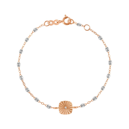 Gigi Clozeau - Miss Lumière Silver Diamond Bracelet, Rose Gold, 6.7