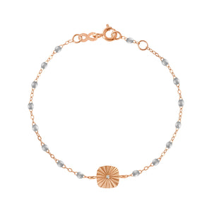 Gigi Clozeau - Miss Lumière Silver Diamond Bracelet, Rose Gold, 6.7"