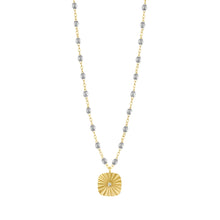 Gigi Clozeau - Miss Lumière Silver Diamond Necklace, Yellow Gold, 16.5"