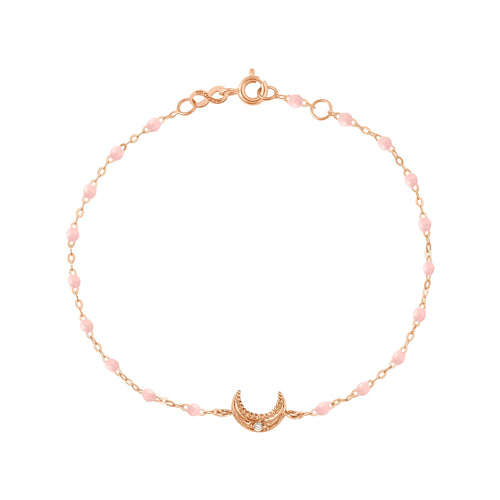 Gigi Clozeau - Moon Baby Pink Diamond Bracelet, Rose Gold, 6.7