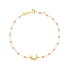 Gigi Clozeau - Moon Blush Diamond Bracelet, Yellow Gold, 6.7"