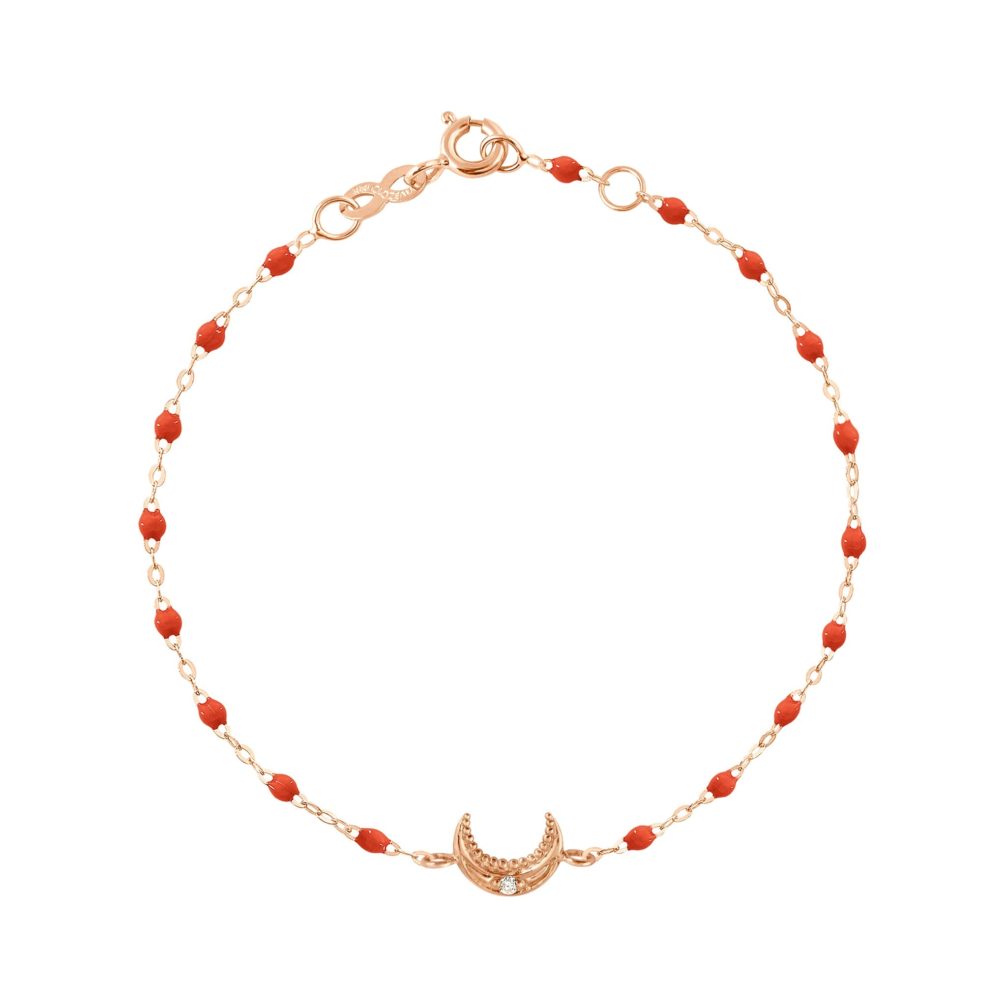 Gigi Clozeau - Moon Coral Diamond Bracelet, Rose Gold, 6.7"