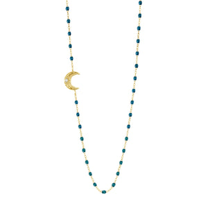 Gigi Clozeau - Moon Jungle Diamond Necklace, Yellow Gold, 16.5"