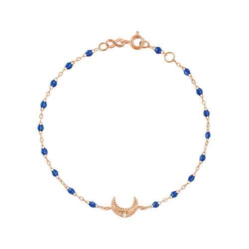 Gigi Clozeau - Moon Lapis Diamond Bracelet, Rose Gold, 6.7