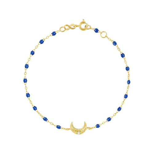 Gigi Clozeau - Moon Lapis Diamond Bracelet, Yellow Gold, 6.7