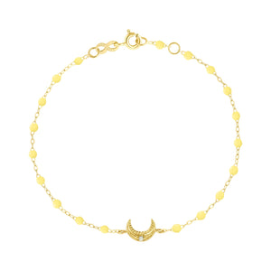 Gigi Clozeau - Moon Mimosa Diamond Bracelet, Yellow Gold, 6.7"