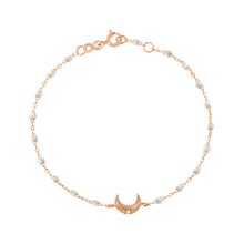 Gigi Clozeau - Moon Opal Diamond Bracelet, Rose Gold, 6.7"