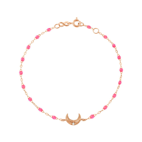 Gigi Clozeau - Moon Pink Diamond Bracelet, Rose Gold, 6.7