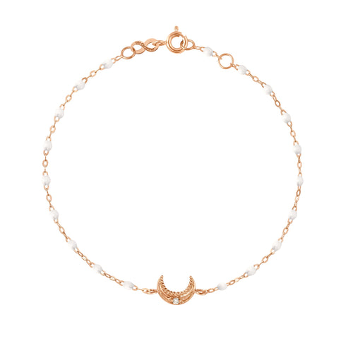 Gigi Clozeau - Moon White Diamond Bracelet, Rose Gold, 6.7